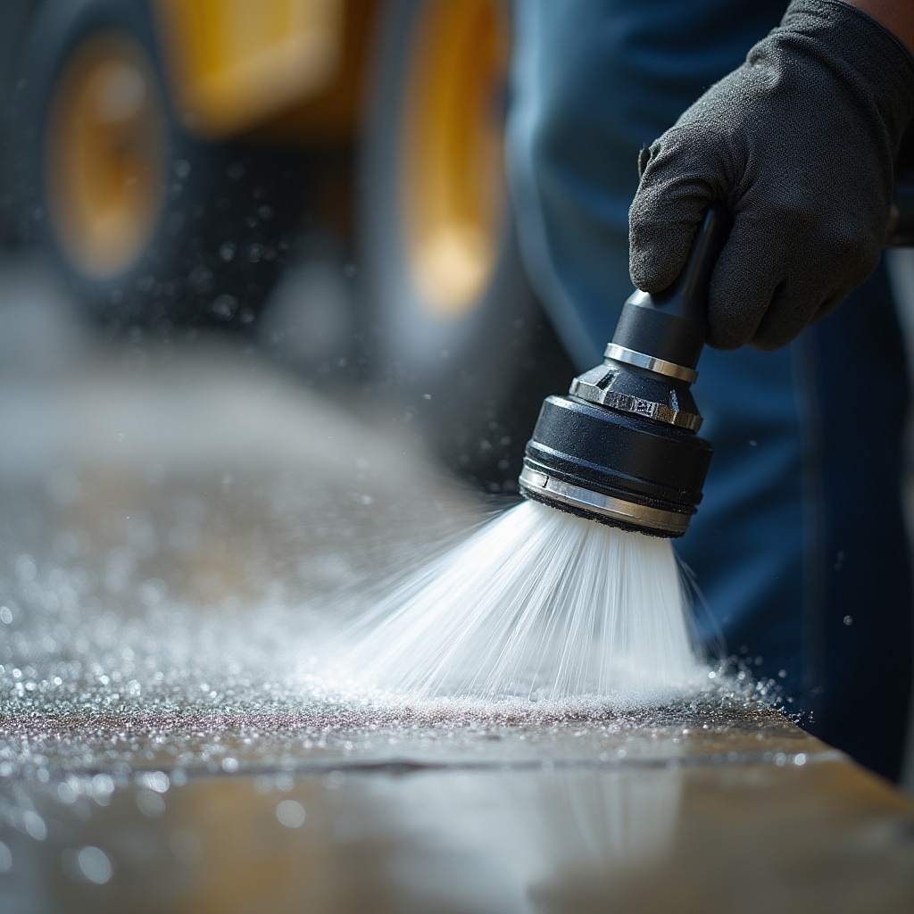 Detailed surface cleaning work